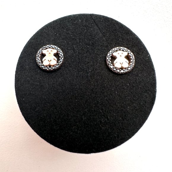 0786 TOUS BEAR EARRINGS  FINE JEWELRY DESIGNER WITH AUTHENTICITY CERTIFICATE - Picture 2 of 8